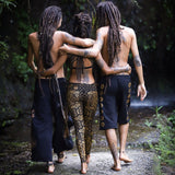 Womens Yoga Leggings - Shamanic Codes - Crystal Infused Yoga Pants Sacred Geometry Festival Clothing  Seed of Creation